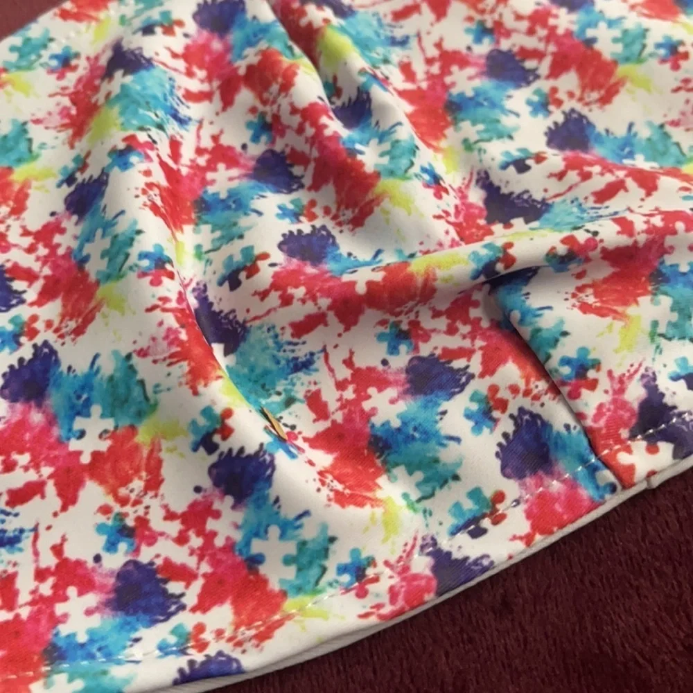 New autism paint splatter face mask